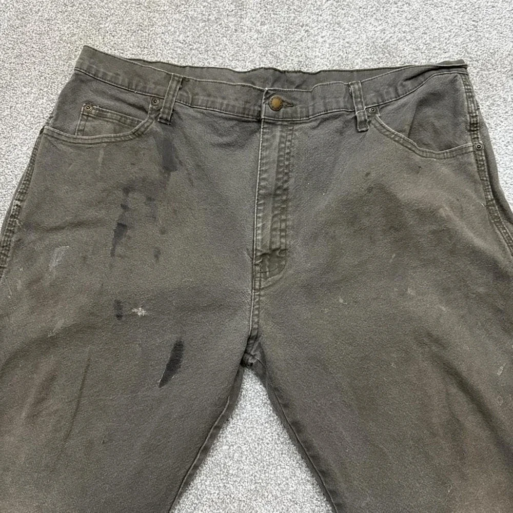 Dickies Moss Green Carpenter Pants 38x30 Workwear Utility